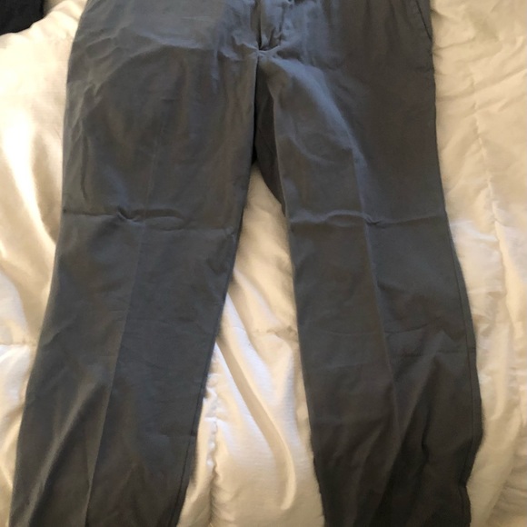 Gray Docker Khakis - Picture 1 of 2